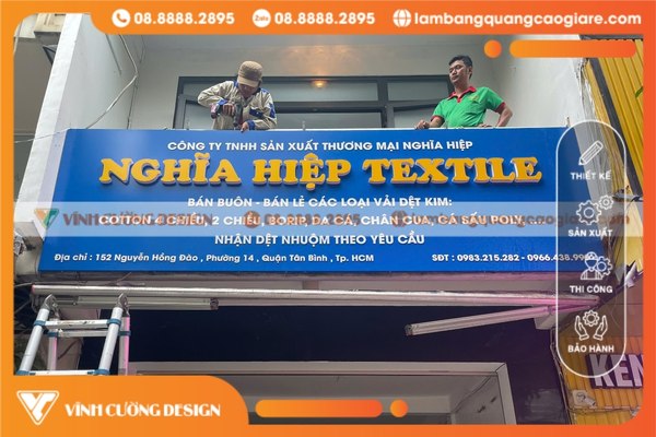 bảng hiệu quảng cáo giá rẻ quận tân bình