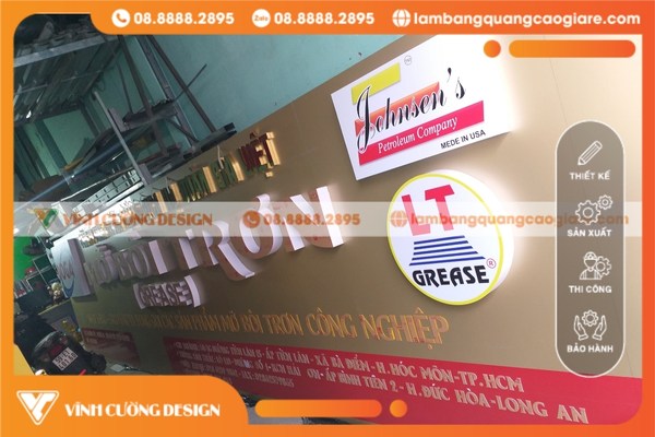 Các loại bảng hiệu quảng cáo phổ biến tại Hóc Môn