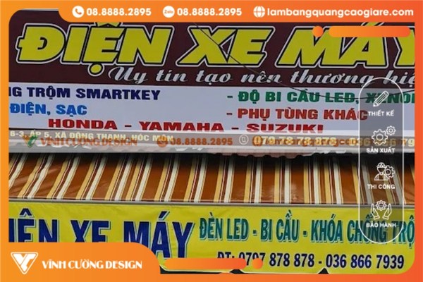 Dịch vụ bảo trì – vệ sinh – sửa chữa bảng hiệu tận nơi tại Hóc Môn
