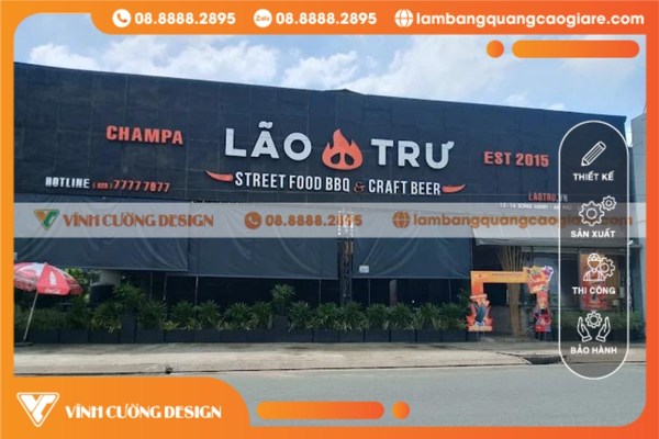 Dịch vụ làm bảng hiệu giá rẻ quận 2