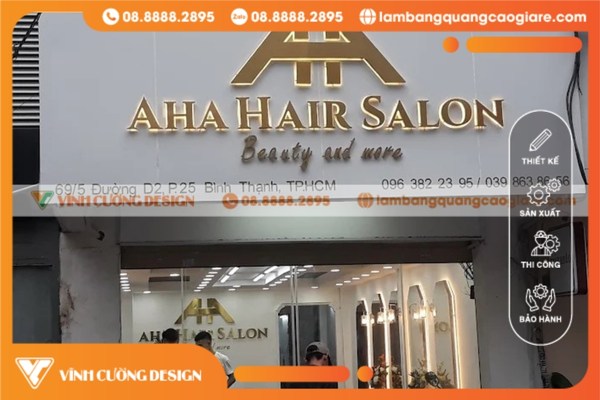 Thi công bảng hiệu quận bình thạnh