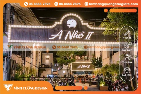 Dịch vụ làm bảng hiệu trọn gói Quận 2