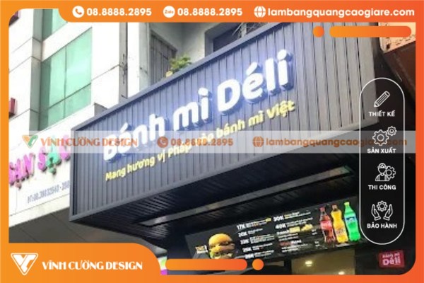 Dịch vụ làm bảng hiệu trọn gói quận 8