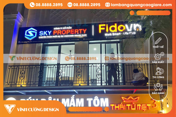 làm bảng hiệu chuyên nghiệp quận 3