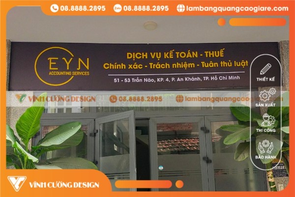 làm bảng hiệu giá rẻ quận 4