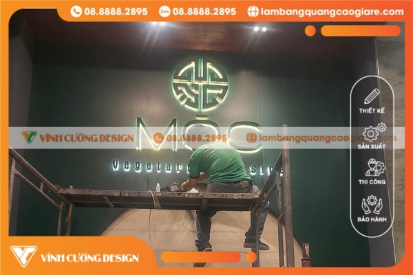 Thi công bảng hiệu giá rẻ gò vấp