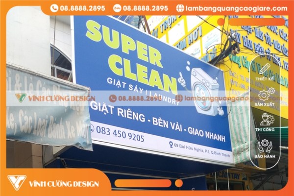 Thiết kế bảng hiệu quận bình thạnh