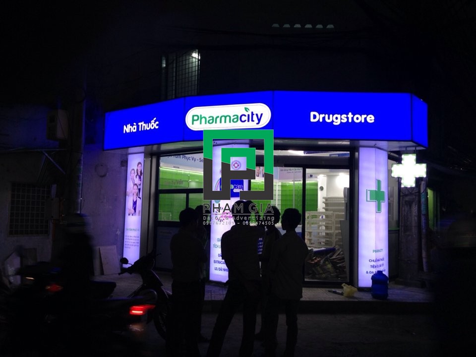 bang alu đèn led