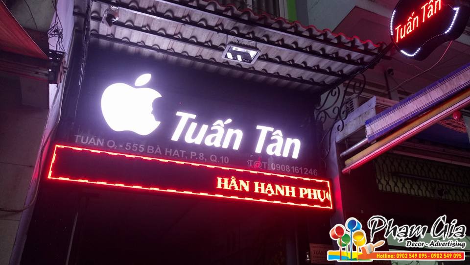 lam bang quang cao shop dt