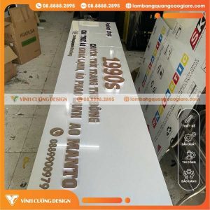 Ưu Điểm Khi Làm Bảng Hiệu Alu Giá Rẻ Lấy Liền