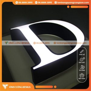 Gia Công Chữ Nhôm Có Gờ Giá Rẻ Lấy Liền 10 Các loại chữ nhôm có gờ phổ biến hiện nay