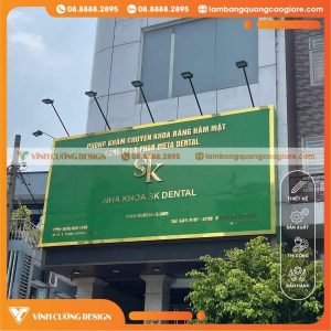 Các lưu ý khi làm bảng hiệu chữ nổi Inox cho mặt tiền