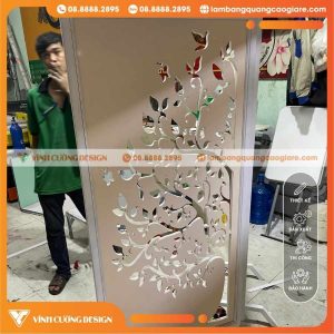 Công nghệ cắt khắc vách ngăn hoa văn phổ biến hiện nay