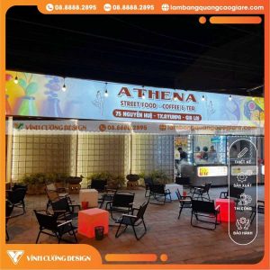 ĐẶC ĐIỂM KĨ THUẬT HỘP ĐÈN BẠT ATHENA COFFEE