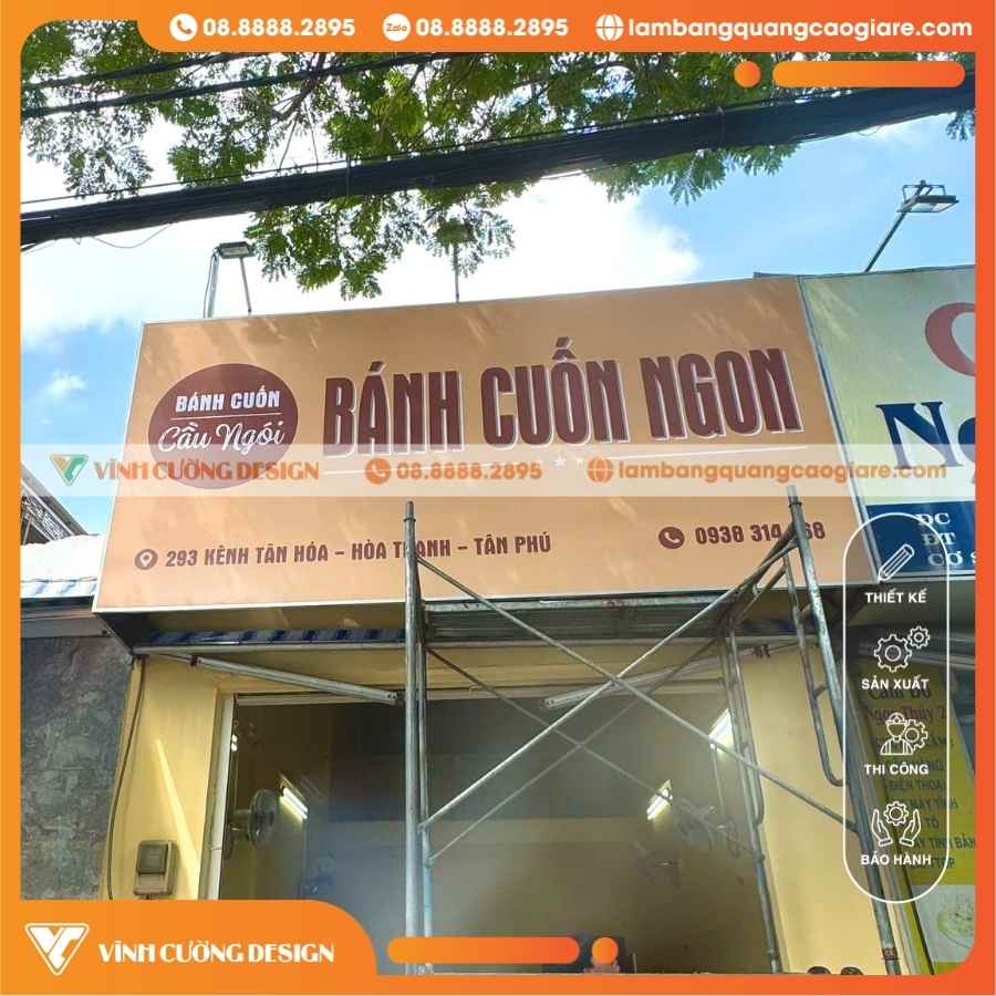 ĐỊA CHỈ LẮP ĐẶT LÀM BẢNG HIỆU BẠT TRỌN BỘ MẶT TIỀN CỤ THỂ