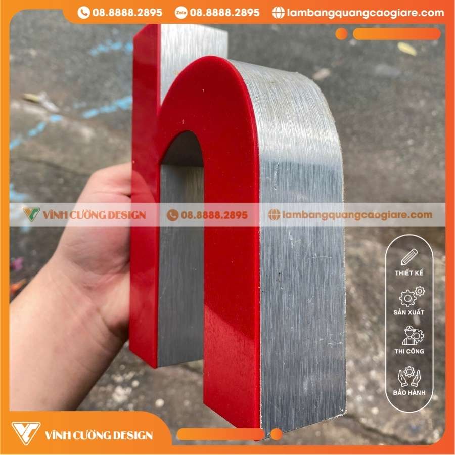 Gia Công Chữ Nổi Không Gờ Giá Rẻ Độc Đáo