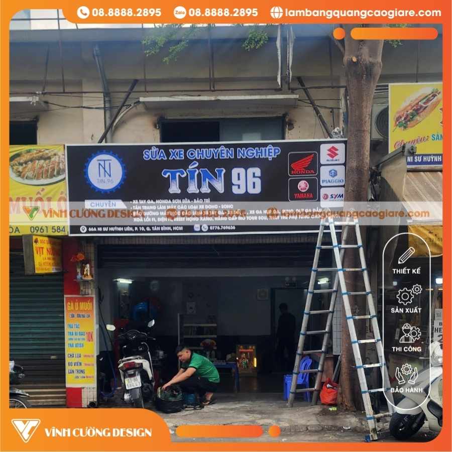 GIẢI ĐÁP THẮC MẮC KHI LÀM BẢNG HIỆU BẠT TIỆM SỬA XE