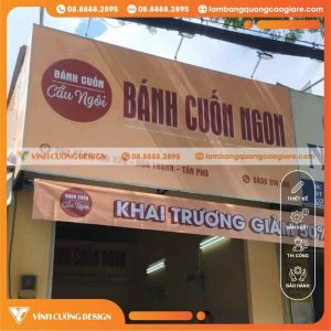 GIẢI ĐÁP THẮC MẮC VỀ LÀM BẢNG HIỆU BẠT TRỌN BỘ MẶT TIỀN