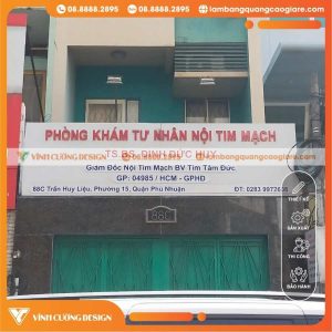 Giải Pháp Kỹ Thuật Và Quy Cách Cấu Tạo Bảng Quảng Cáo Mặt Tiền Phòng Khám