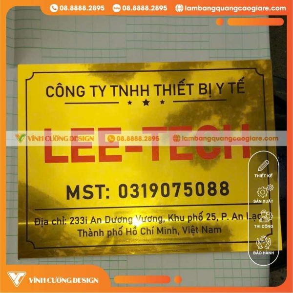 Gợi Ý Vị Trí Lắp Đặt Bảng Tên Công Ty – Tối Ưu Đẹp, Phong Thủy