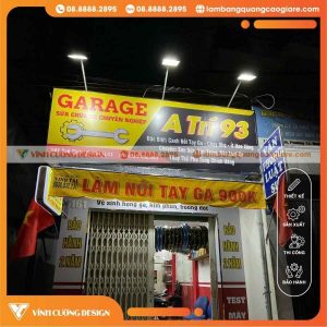 HƯỚNG DẪN BẢO DƯỠNG – VỆ SINH LÀM BẢNG HIỆU BẠT CỬA TIỆM SỬA XE
