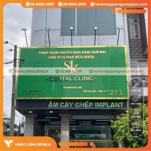 Kết hợp các mẫu chữ nổi với bảng hiệu mặt tiền đầy ấn tượng