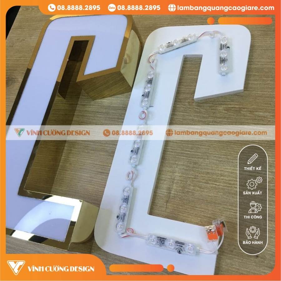 Kinh nghiệm chọn đơn vị gia công chữ nhôm có gờ uy tín