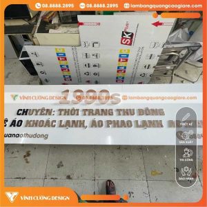 Làm Bảng Hiệu Alu Cửa Hàng 1990s Tại Quận 3