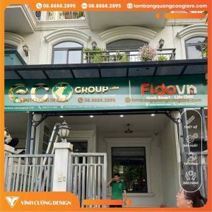 Làm Bảng Quảng Cáo Công Ty Nhà Đất FIDO An Phú