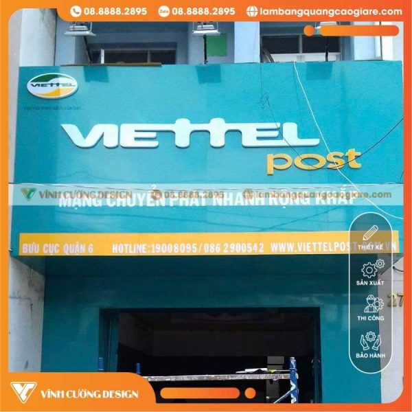 Làm Biển Bảng ALu Hệ Thống Viettel Nhanh Chóng Tại Quận 6