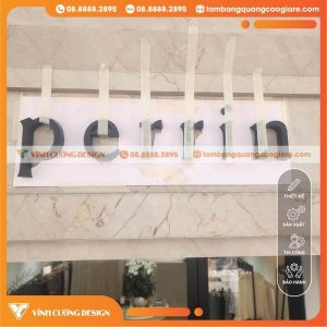 Lợi ích khi sử dụng chữ nổi Inox đen trong quảng cáo, nhận diện