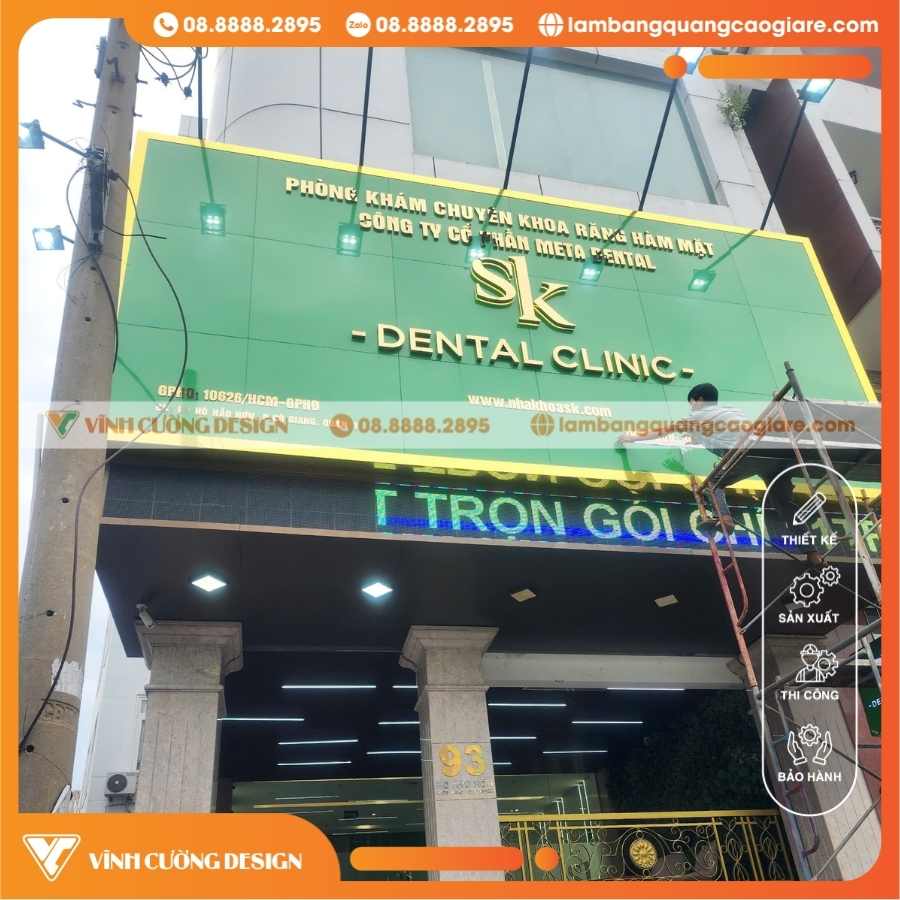 Những câu hỏi thường gặp khi làm bảng hiệu chữ nổi Inox