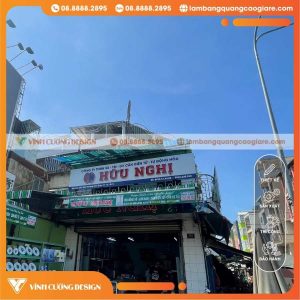 Quy Cách Kỹ Thuật Làm Bảng Hiệu Alu Công Ty Hữu Nghị