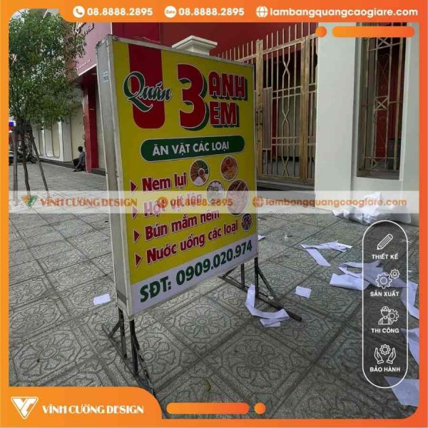 Quy trình chỉnh sửa thay hộp đèn bảng hiệu chuẩn nhanh gọn