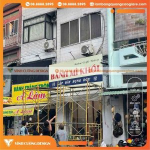 Quy Trình Đặt Hàng & Thi Công Bảng Quảng Cáo Bạt 