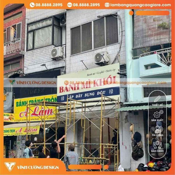 Quy Trình Đặt Hàng & Thi Công Bảng Quảng Cáo Bạt 