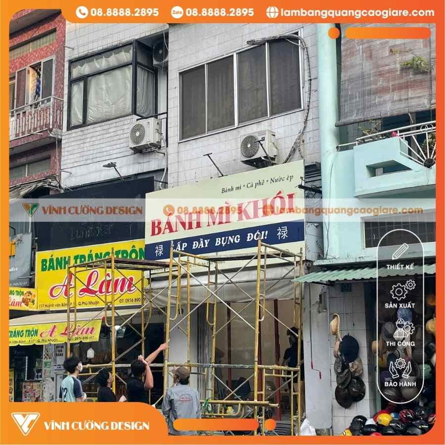Quy Trình Đặt Hàng & Thi Công Bảng Quảng Cáo Bạt