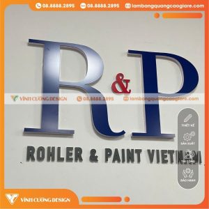 Quy trình gia công chữ Alu uốn nổi hông Formex chuyên nghiệp tại Vĩnh Cường Design