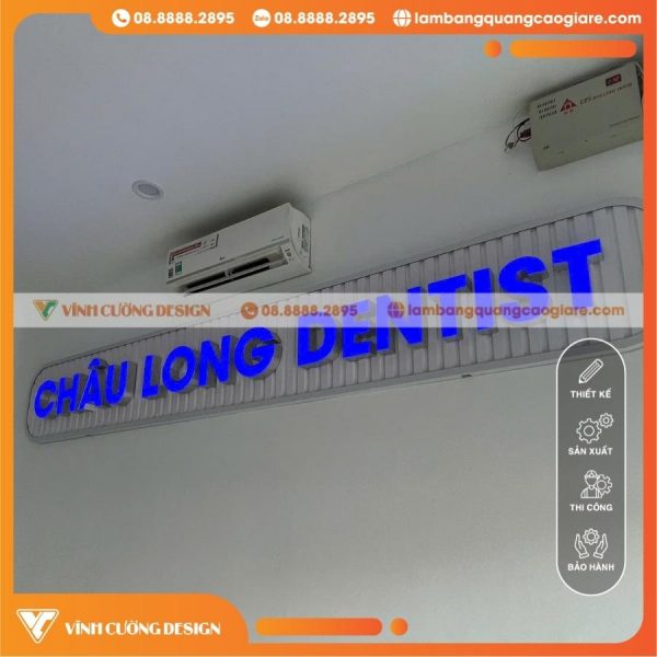 Quy trình gia công chữ nổi Mica hông nhôm chuyên nghiệp