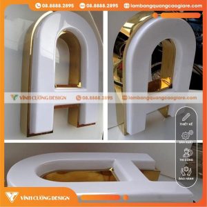 Quy trình làm chữ hút nổi chuyên nghiệp