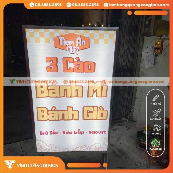 QUY TRÌNH SẢN XUẤT – LẮP ĐẶT HỘP ĐÈN BẠT CHÂN ĐỨNG