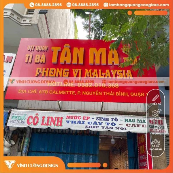 QUY TRÌNH SẢN XUẤT & THI CÔNG BẢNG HIỆU ALU QUÁN ĂN