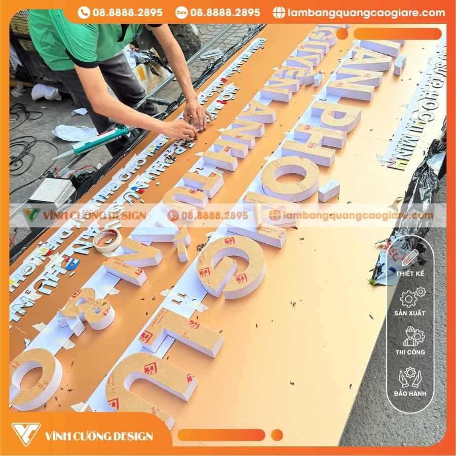 QUY TRÌNH THI CÔNG BẢNG QUẢNG CÁO ALU TỪNG BƯỚC - ĐẢM BẢO AN TOÀN CHÍNH XÁC