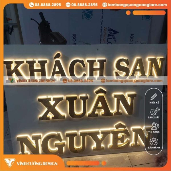 Quy trình thi công chữ Inox chuyên nghiệp