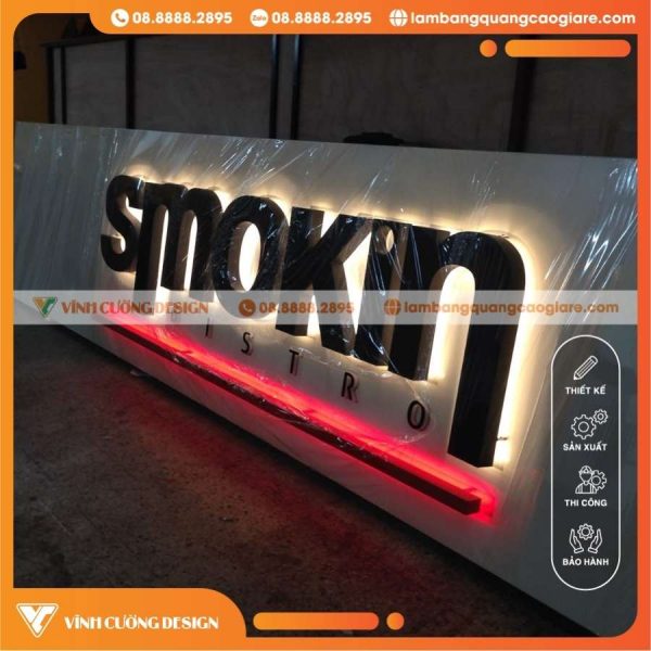 So sánh thi công chữ Inox và các loại chữ nổi khác