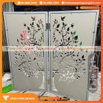 Thi Công Cắt Khắc Vách Ngăn Hoa Văn CNC Laser Giá Rẻ Chính Xác
