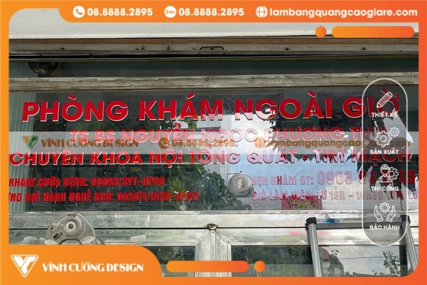 Thi công chữ nỗi mica