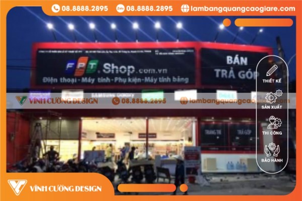 Thi công ốp mặt dựng alu cỡ lớn