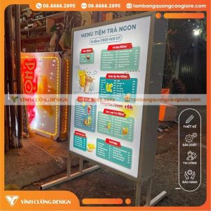 THÔNG SỐ KỸ THUẬT SẢN PHẨM BẢNG HIỆU BẠT HỘP ĐÈN CHÂN ĐỨNG