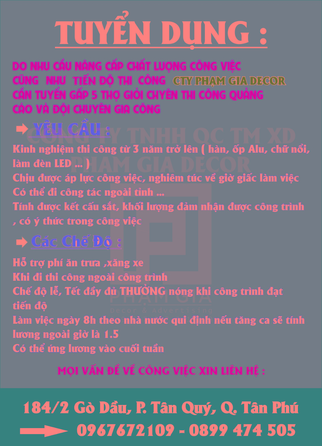 tuyển dụng